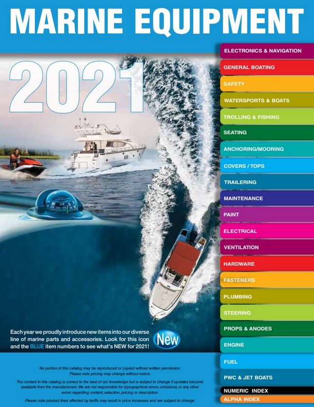 2021 Marine Equipment Catalog 2021 Marine Equipment Catalog
